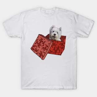 Christmas Westies Present T-Shirt